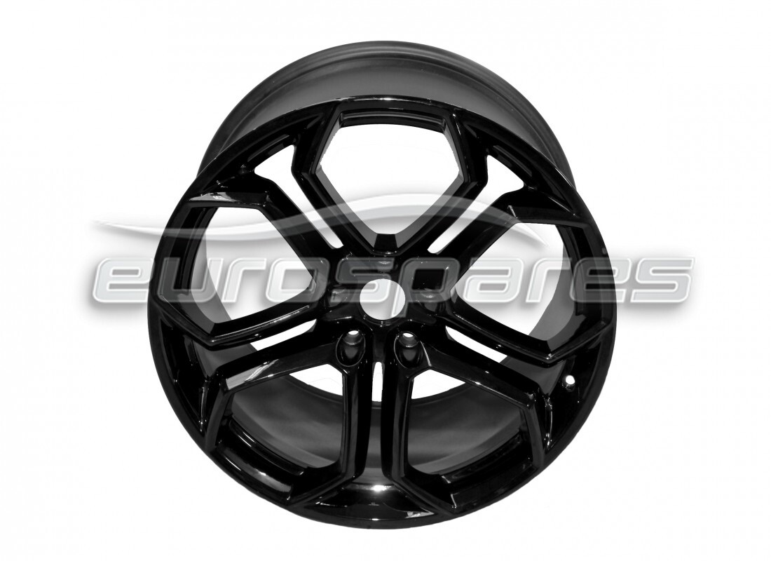 used lamborghini iperione rear wheel (shiny black). part number 470601017p (1)
