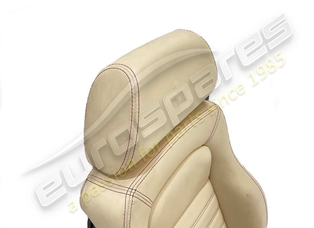used ferrari pair of cream seats. part number 900114699 (2)