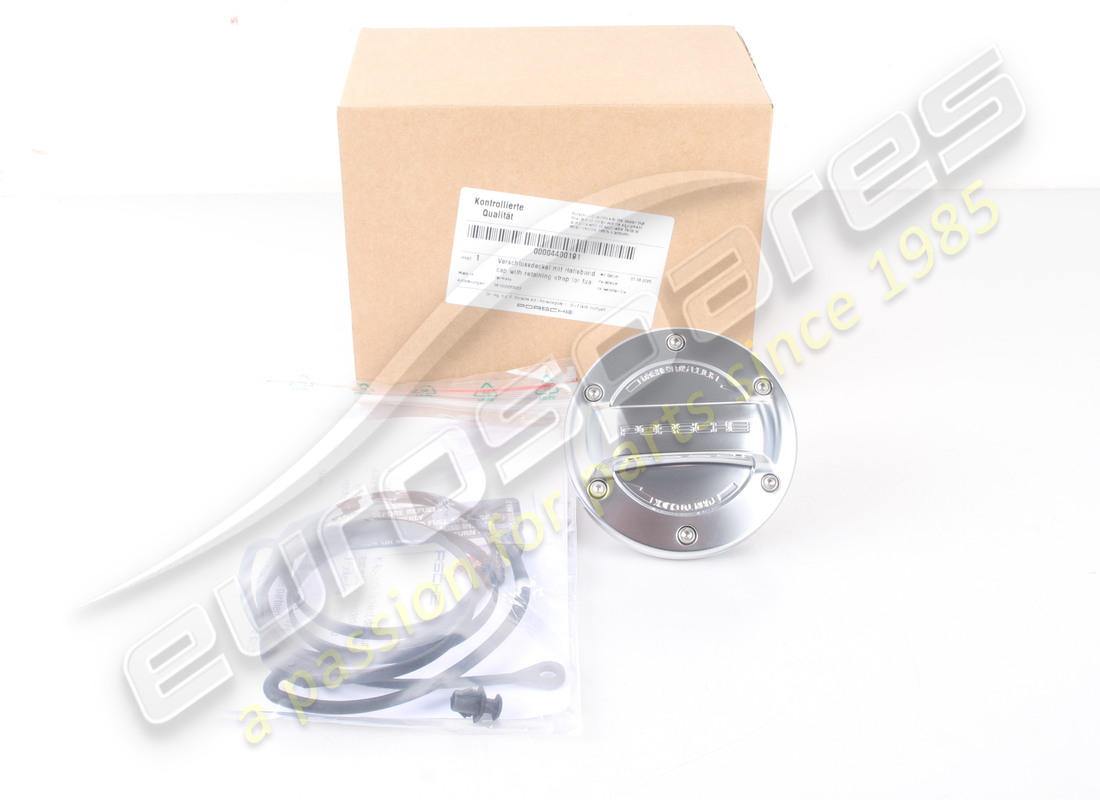 new porsche tank cap in aluminium look. part number 00004400191 (1)