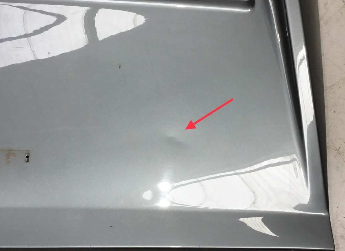 USED FERRARI REAR ENGINE COVER WITH SPOILER. PART NUMBER 61024000 (3) used ferrari rear engine cover with spoiler. part number 61024000 (3)