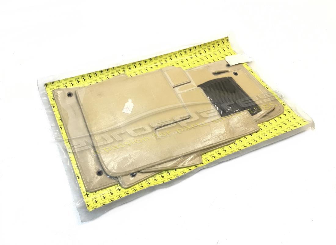 NEW FERRARI FRONT/REAR CARPETS LHD LIGHT TAN. PART NUMBER 64061885 (1) new ferrari front/rear carpets lhd light tan. part number 64061885 (1)