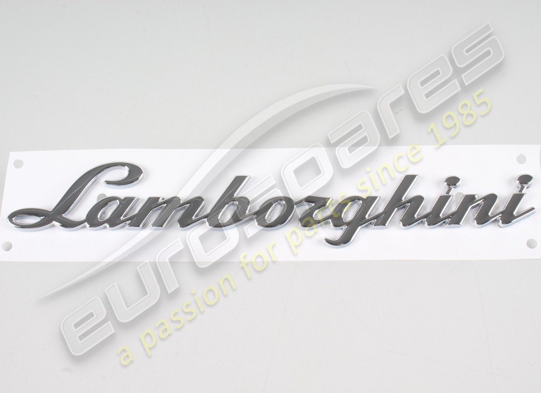 NEW LAMBORGHINI TYPE SIGN. PART NUMBER 400853742B (1) new lamborghini type sign. part number 400853742b (1)