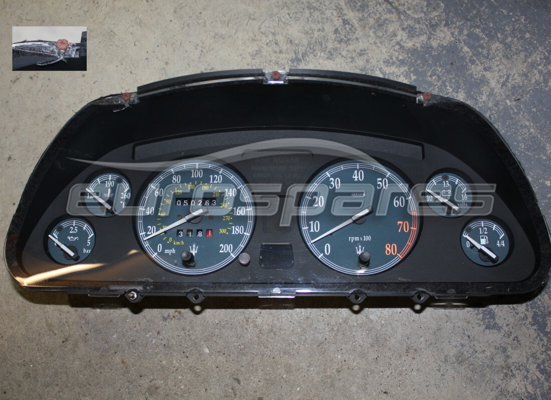 USED MASERATI RHD INSTRUMENT. PART NUMBER 373686100 (1) used maserati rhd instrument. part number 373686100 (1)