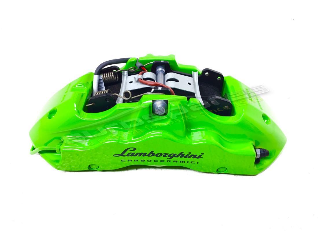NEW LAMBORGHINI FRONT CALIPER IN GREEN. PART NUMBER 4T0615106DG (1) new lamborghini front caliper in green. part number 4t0615106dg (1)