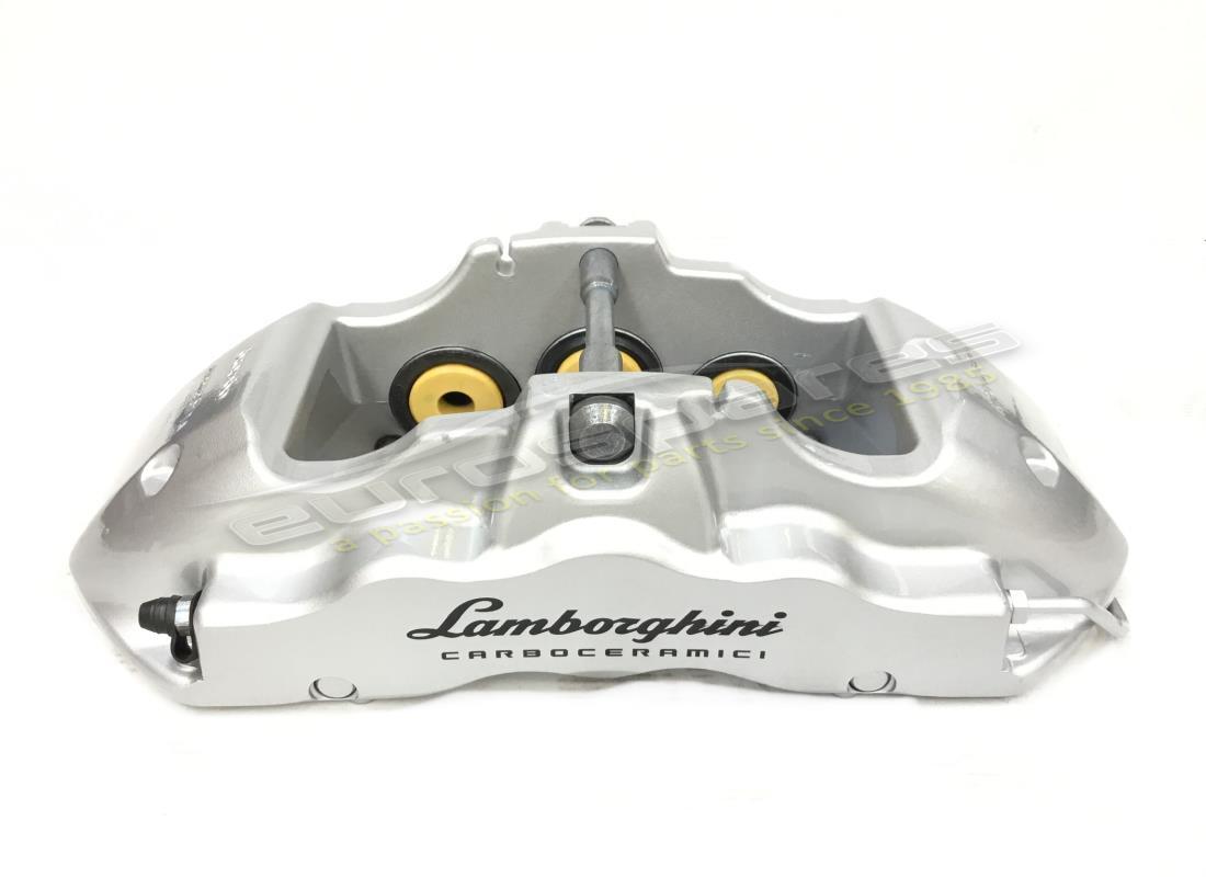 NEW LAMBORGHINI BRAKE CALIPER CERAMIC SILBER. PART NUMBER 4T0615105CC (1) new lamborghini brake caliper ceramic silber. part number 4t0615105cc (1)