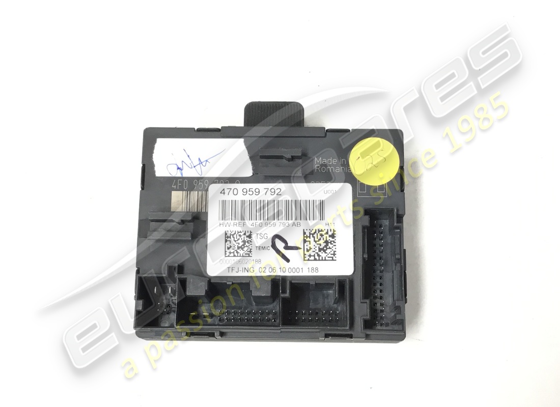 USED LAMBORGHINI CONTROL UNIT,DOOR. PART NUMBER 470959792 (4) used lamborghini control unit,door. part number 470959792 (4)