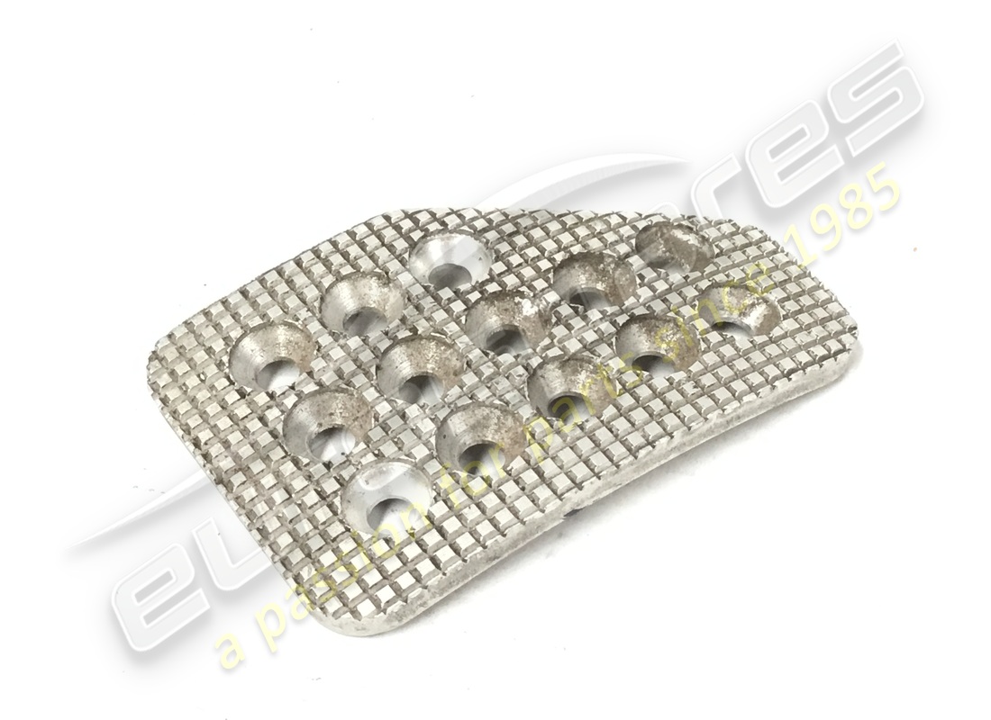 USED FERRARI BRAKE PEDAL DRILLED PLATE. PART NUMBER 167299 (1) used ferrari brake pedal drilled plate. part number 167299 (1)