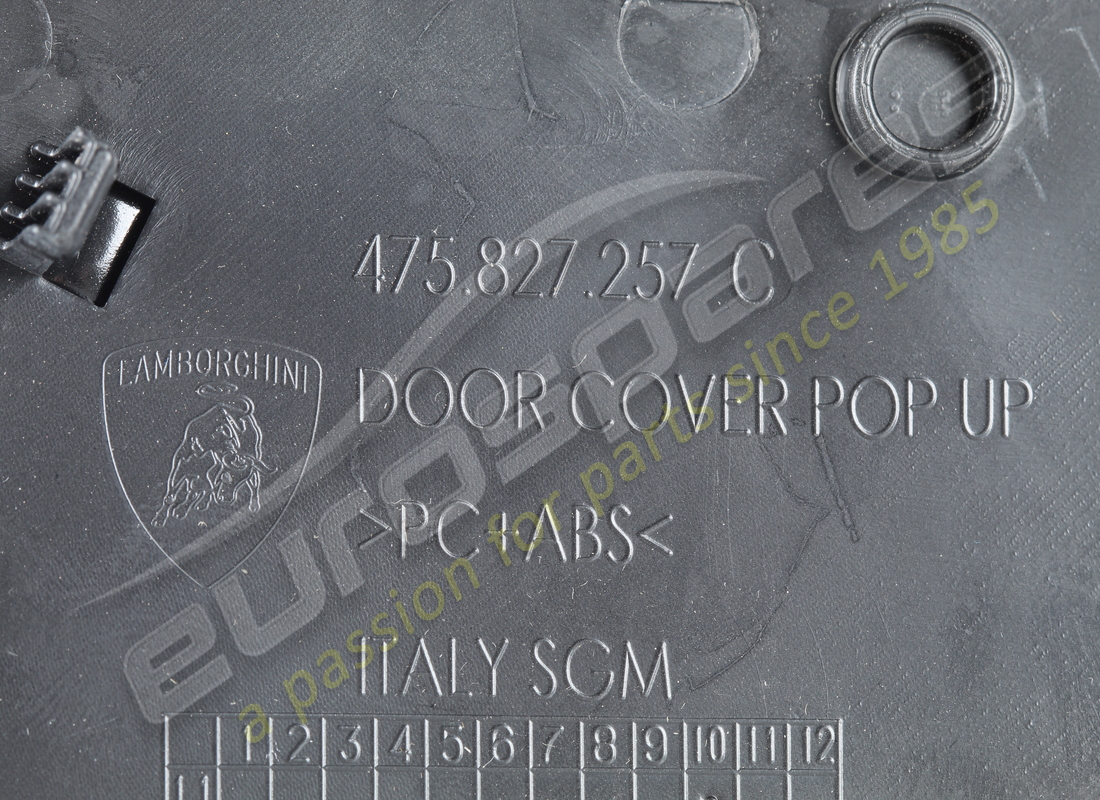 new lamborghini lh pop up cover. part number 475827257c (3)