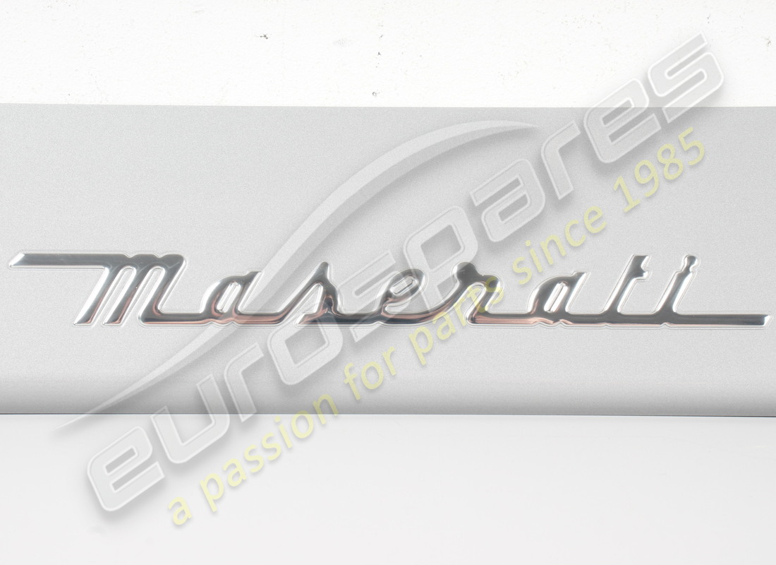 NEW MASERATI FRONT KICK PLATE. PART NUMBER 66518500 (2) new maserati front kick plate. part number 66518500 (2)