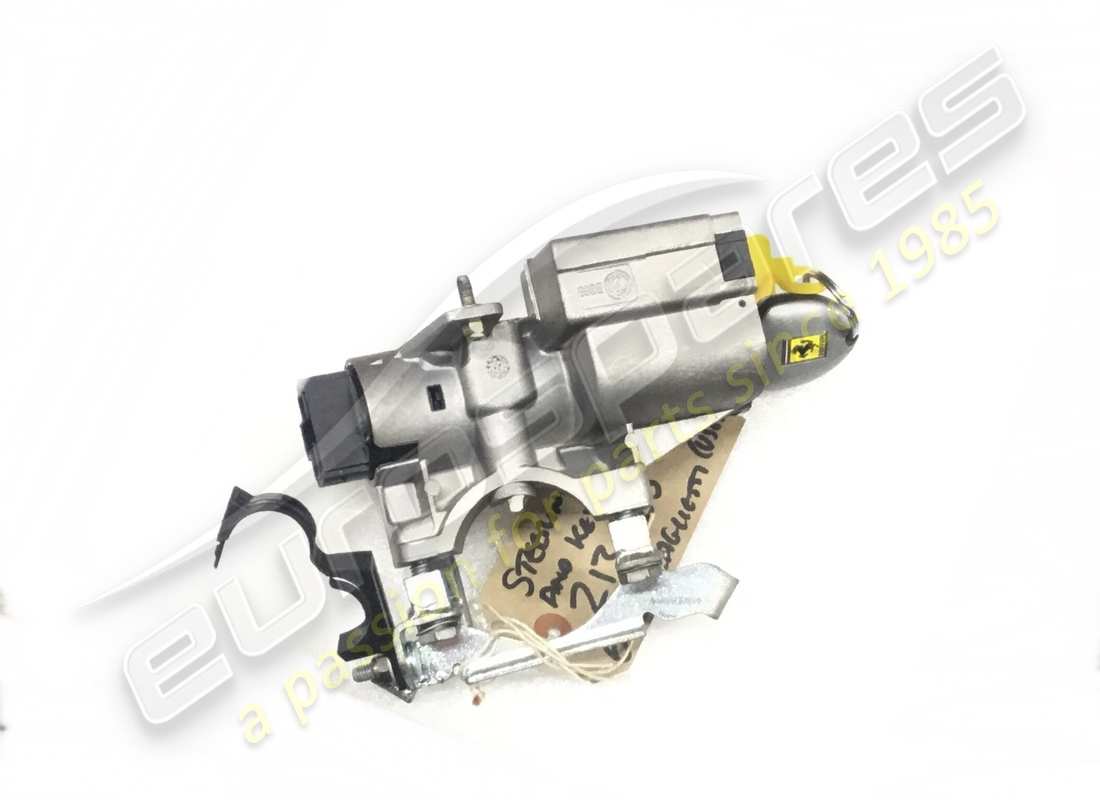USED FERRARI COMPLETE STEERING LOCK / ANTI-THEFT SYSTEM LOCK SET. PART NUMBER 213625 (2) used ferrari complete steering lock / anti-theft system lock set. part number 213625 (2)