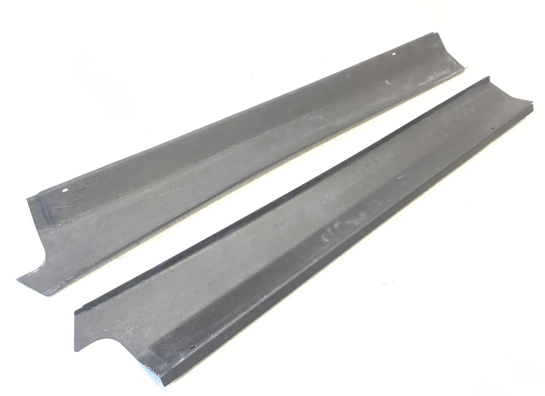 new (other) eurospares carbon kickplates. part number 70009982 (4)
