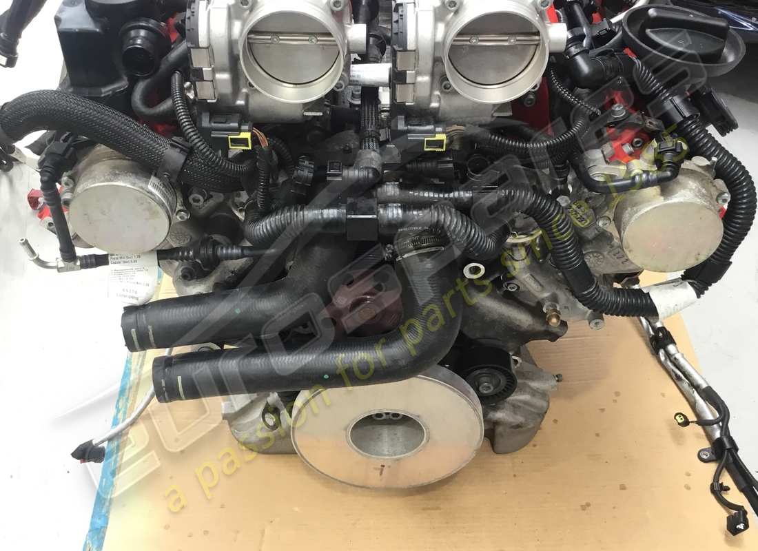 USED FERRARI CALIFORNIA T ENGINE. PART NUMBER 312699 (7) used ferrari california t engine. part number 312699 (7)