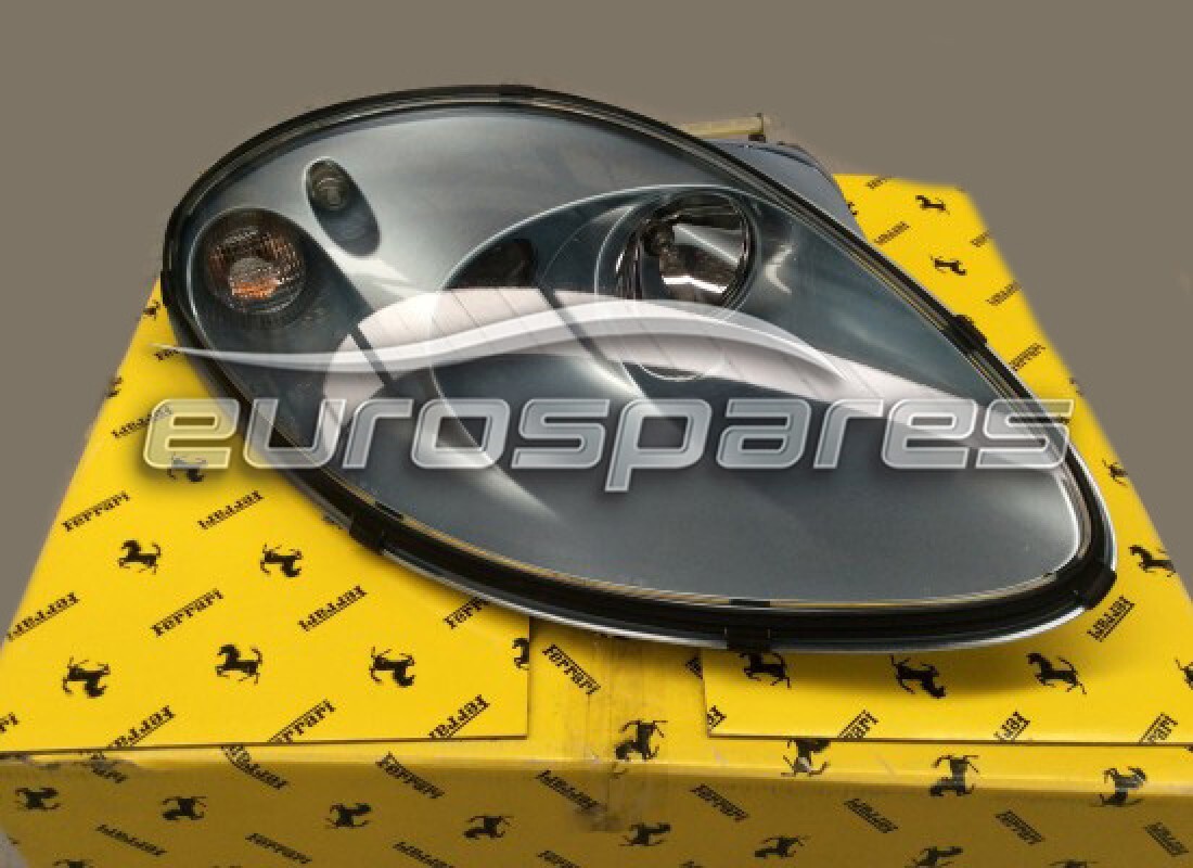 NEW FERRARI RH HEADLIGHT LOW/HIGH BEAM GRIGIO ALLOY SILVER. PART NUMBER 72001393 (1) new ferrari rh headlight low/high beam grigio alloy silver. part number 72001393 (1)