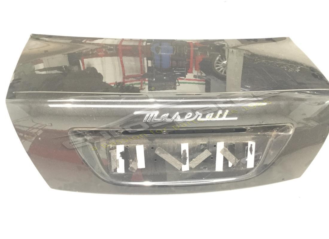 USED MASERATI BOOT LID - REAR. PART NUMBER 67213800 (1) used maserati boot lid - rear. part number 67213800 (1)