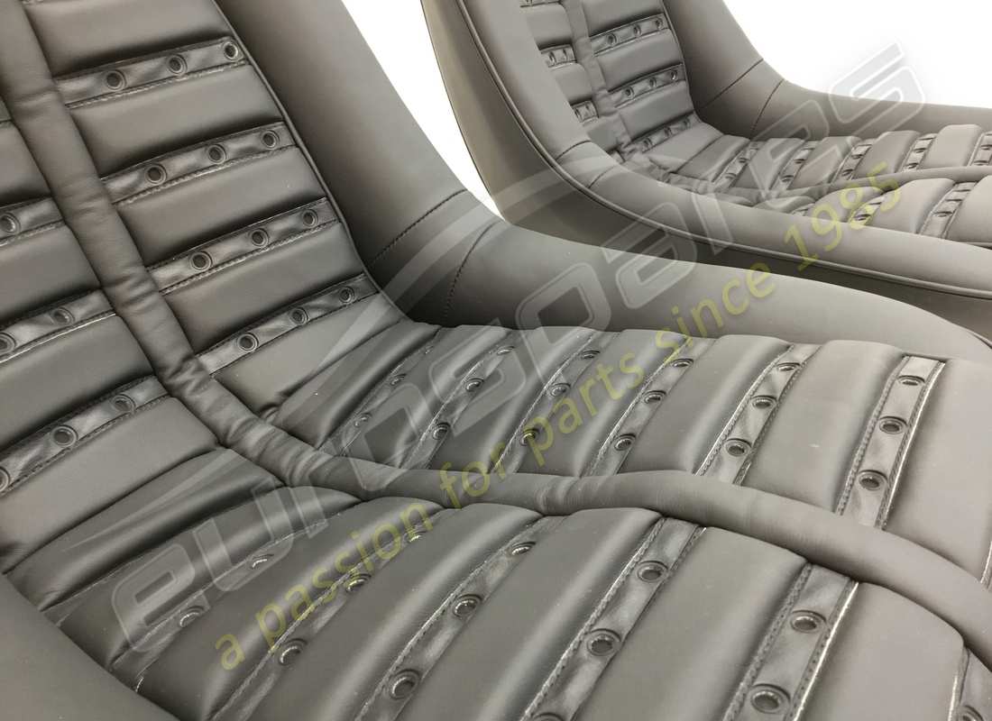 RECONDITIONED FERRARI 246 GT/GTS RHD SEATS IN BLACK. PART NUMBER 20078100 (3) reconditioned ferrari 246 gt/gts rhd seats in black. part number 20078100 (3)