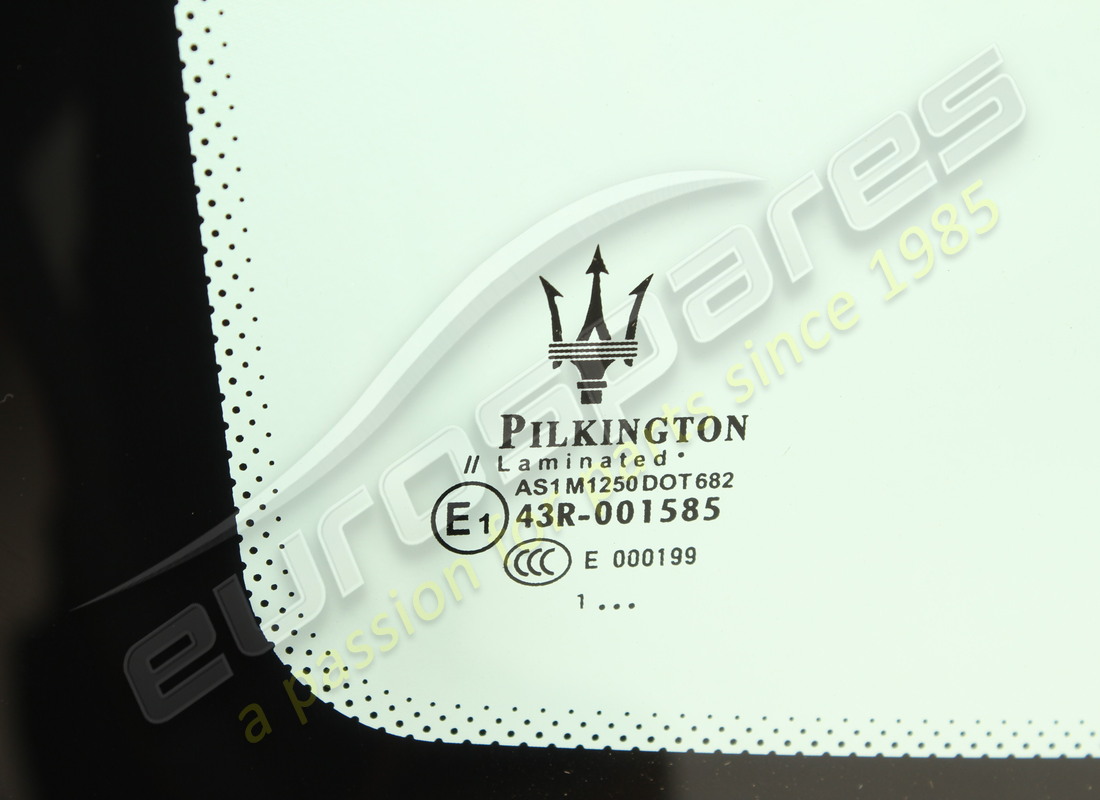 NEW MASERATI WINDSCREEN. PART NUMBER 68240500 (2) new maserati windscreen. part number 68240500 (2)