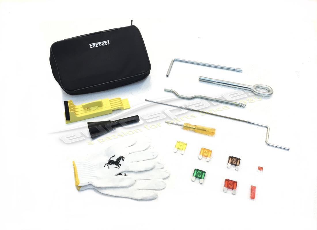 NEW FERRARI COMPLETE TOOL KIT BAG. PART NUMBER 285937 (1) new ferrari complete tool kit bag. part number 285937 (1)