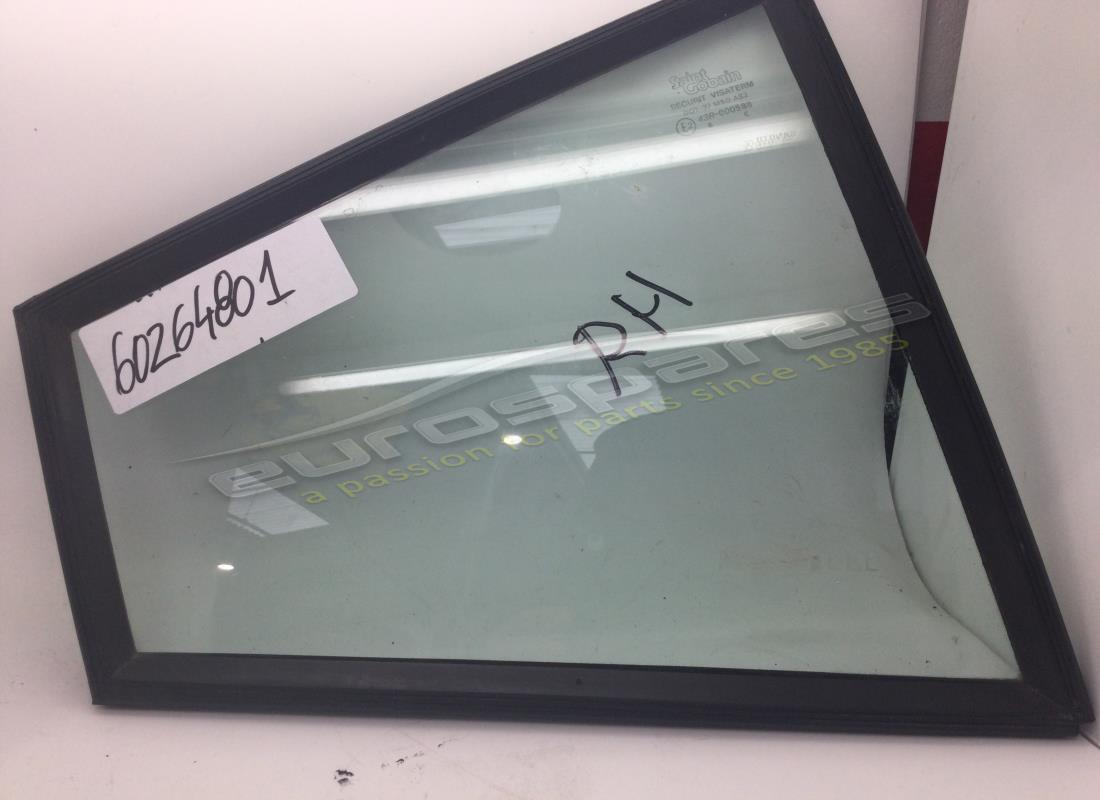 USED Ferrari RH REAR QUARTER LIGHT GLASS GTB . PART NUMBER 60264801 (1)