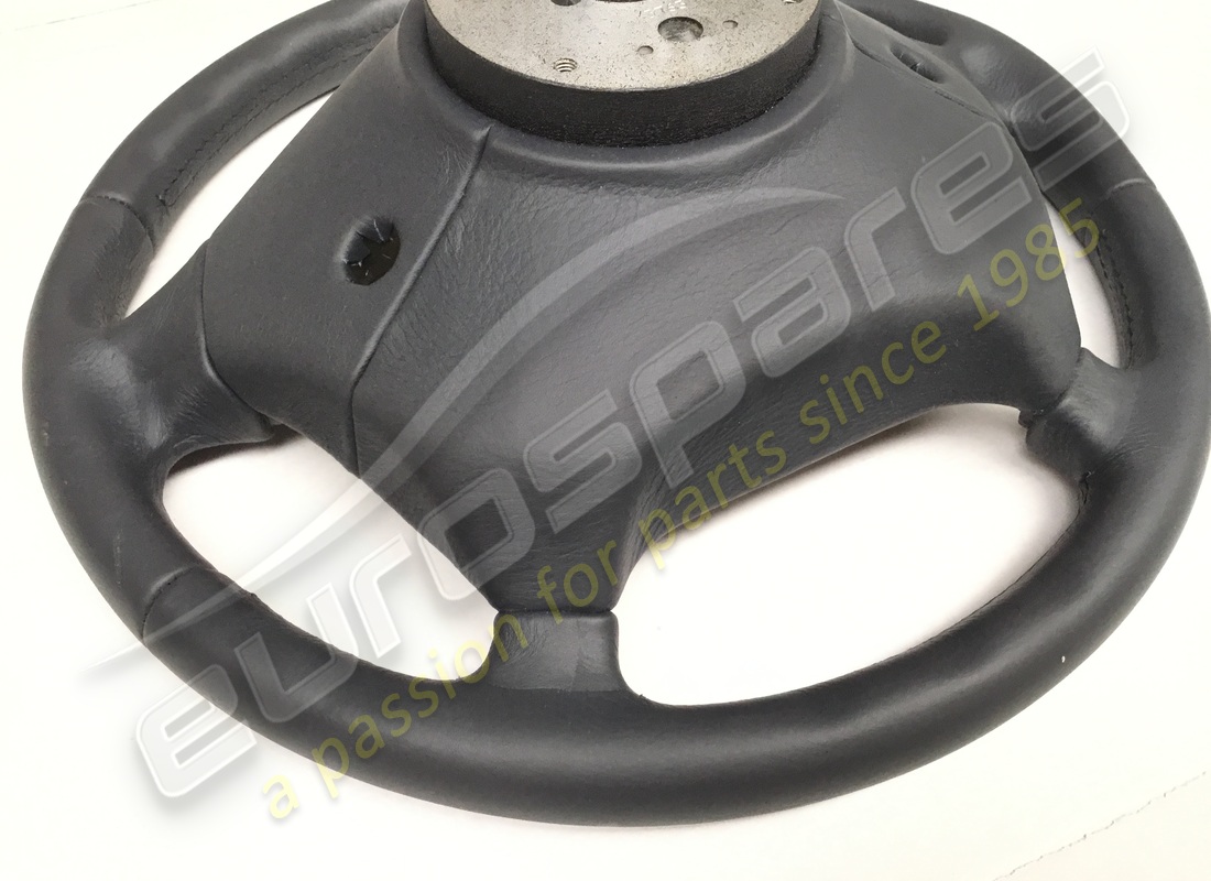 NEW FERRARI STEERING WHEEL IN DK BLUE LEATHER 3282. PART NUMBER 65846502 (3) new ferrari steering wheel in dk blue leather 3282. part number 65846502 (3)