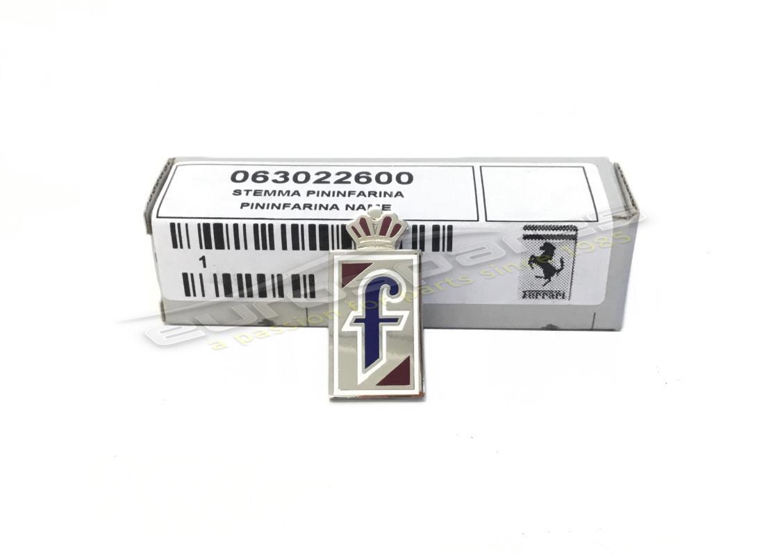 NEW FERRARI PININFARINA NAME. PART NUMBER 63022600 (2) new ferrari pininfarina name. part number 63022600 (2)