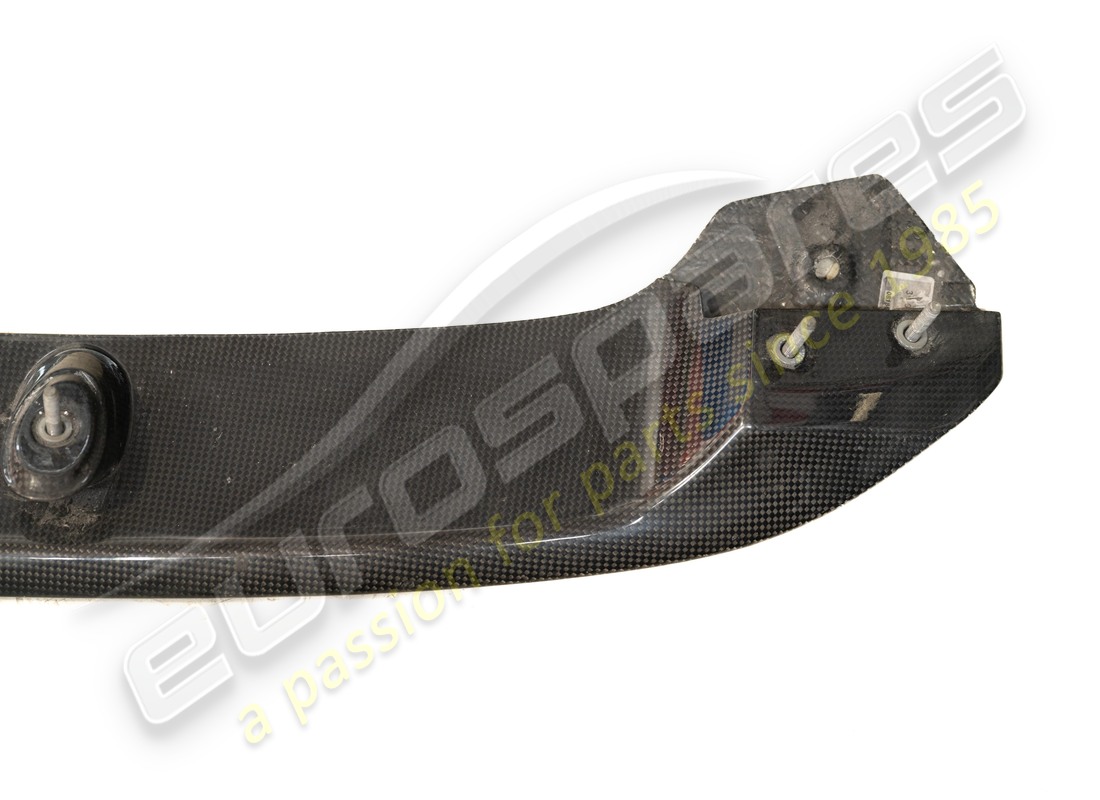 USED FERRARI CARBON FIBER FRONT SPOILER. PART NUMBER 81866900 (6) used ferrari carbon fiber front spoiler. part number 81866900 (6)