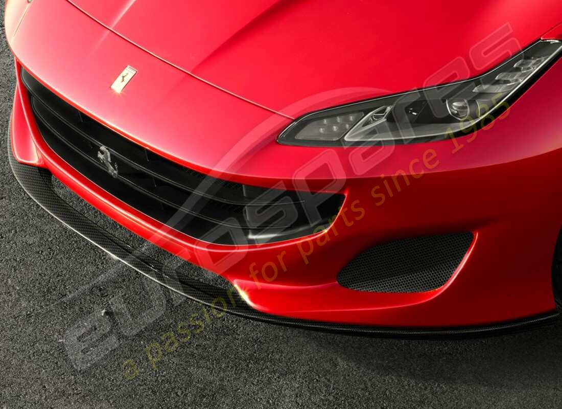 NEW FERRARI CARBON FIBER FRONT SPOILER. PART NUMBER 765473 (1) new ferrari carbon fiber front spoiler. part number 765473 (1)
