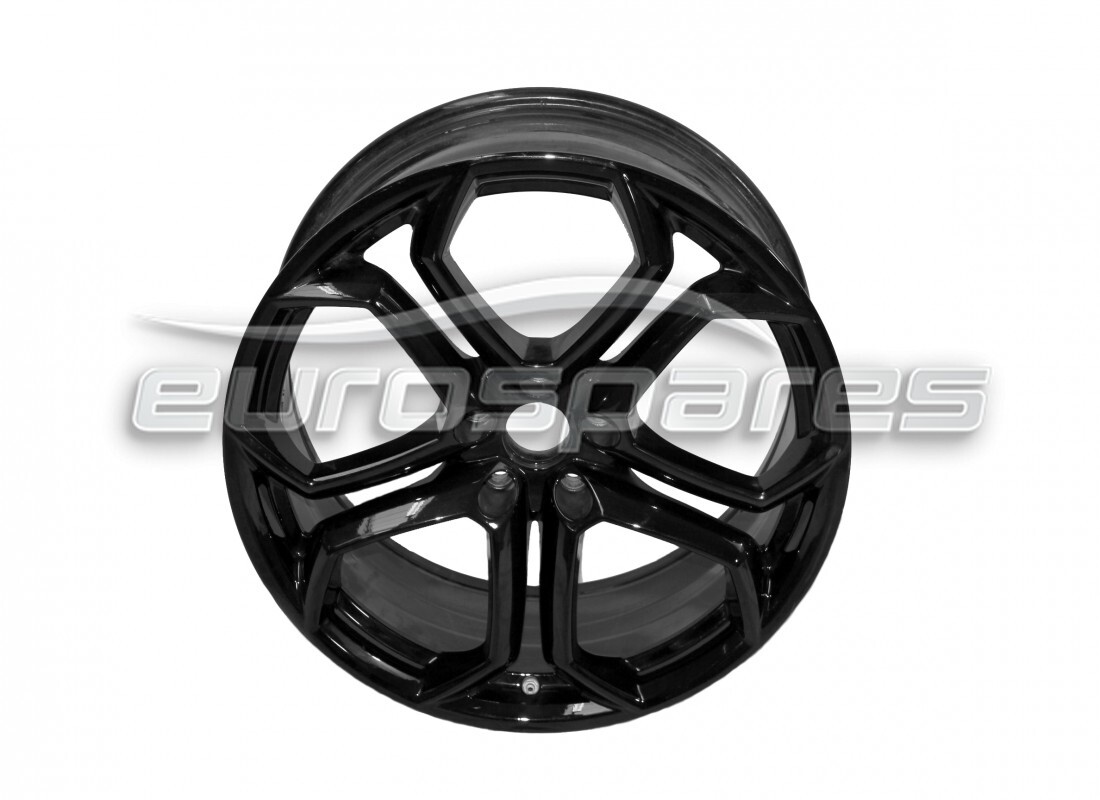 USED LAMBORGHINI IPERIONE FRONT WHEEL (SHINY BLACK). PART NUMBER 470601017N (1) used lamborghini iperione front wheel (shiny black). part number 470601017n (1)