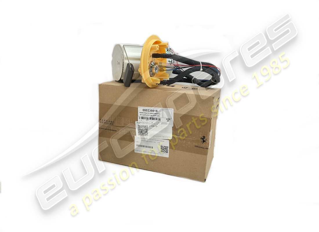 NEW FERRARI RH COMPLETE FUEL PUMP AND LEVEL GAUGE. PART NUMBER 239818 (1) new ferrari rh complete fuel pump and level gauge. part number 239818 (1)