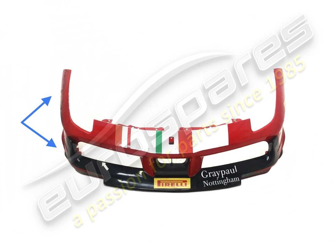 DAMAGED FERRARI FRONT BUMPER. PART NUMBER 89399000 (1) damaged ferrari front bumper. part number 89399000 (1)