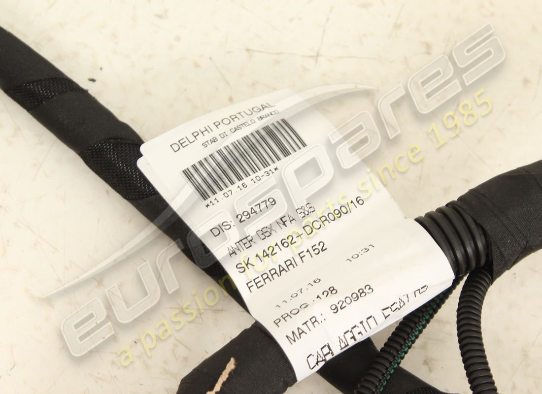 NEW FERRARI FRONT CABLE. PART NUMBER 294779 (2) new ferrari front cable. part number 294779 (2)