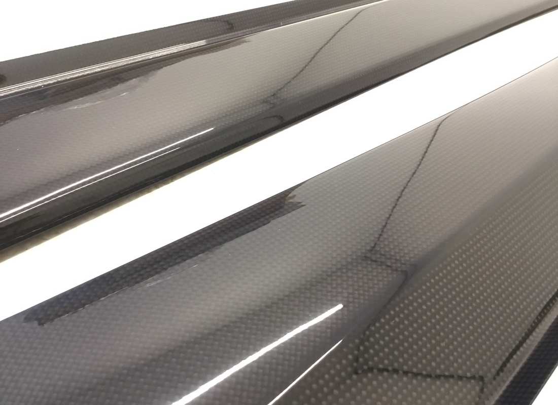 new (other) eurospares carbon kickplates. part number 70009982 (2)