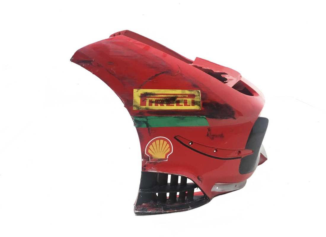 DAMAGED FERRARI FRONT BUMPER. PART NUMBER 89399000 (2) damaged ferrari front bumper. part number 89399000 (2)