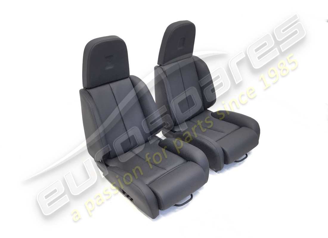 reconditioned ferrari pair black seats (testarossa). part number eap1227215 (3)
