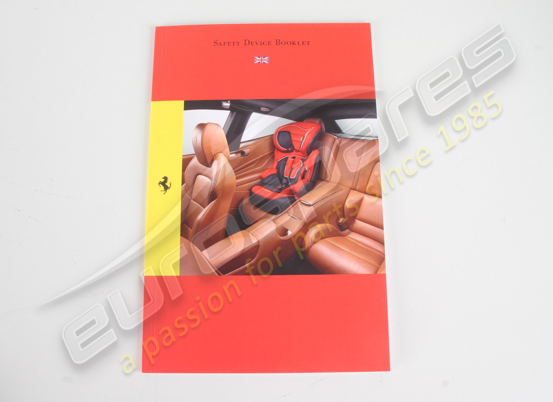 NEW FERRARI SAFETY HANDBOOK. PART NUMBER 85178100 (1) new ferrari safety handbook. part number 85178100 (1)