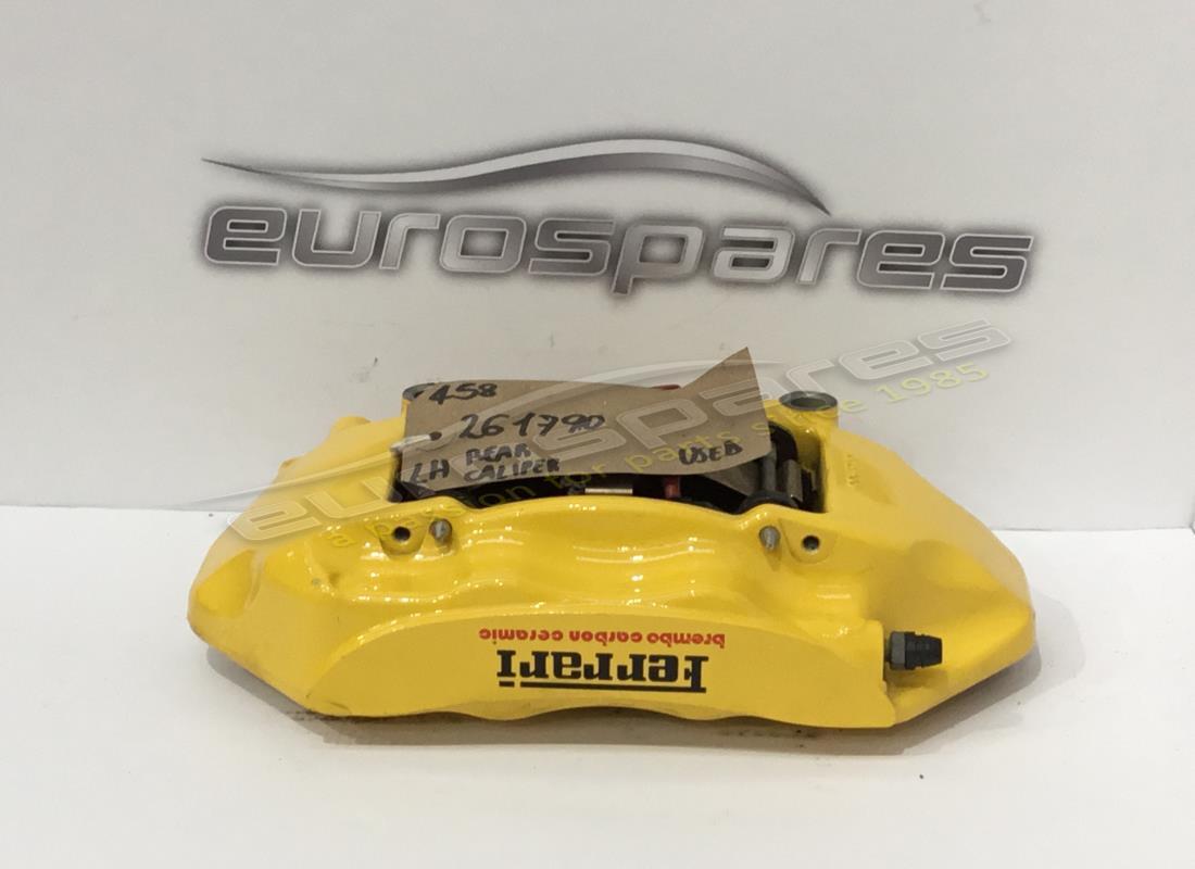 USED Ferrari LH REAR CALIPER WITH PADS-YELLOW- . PART NUMBER 261790 (1)