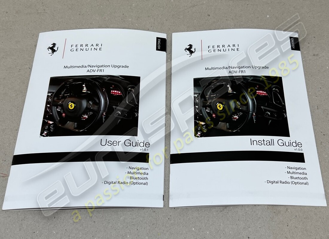 NEW FERRARI INFOTAINMENT KIT. PART NUMBER 70004508 (4) new ferrari infotainment kit. part number 70004508 (4)