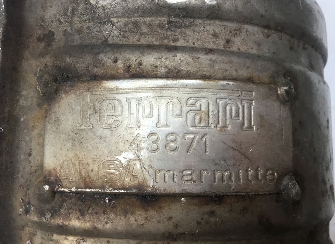 USED FERRARI EXHAUST PRE SILENCER STRAIGHT THROUGH. PART NUMBER 143871 (3) used ferrari exhaust pre silencer straight through. part number 143871 (3)