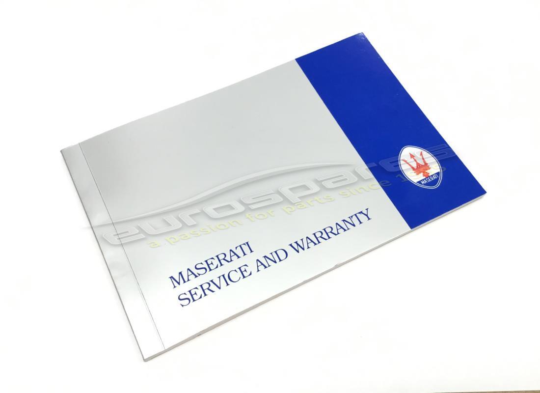 NEW MASERATI SERVICE BOOK IN ENGLISH. PART NUMBER 399851400 (1) new maserati service book in english. part number 399851400 (1)