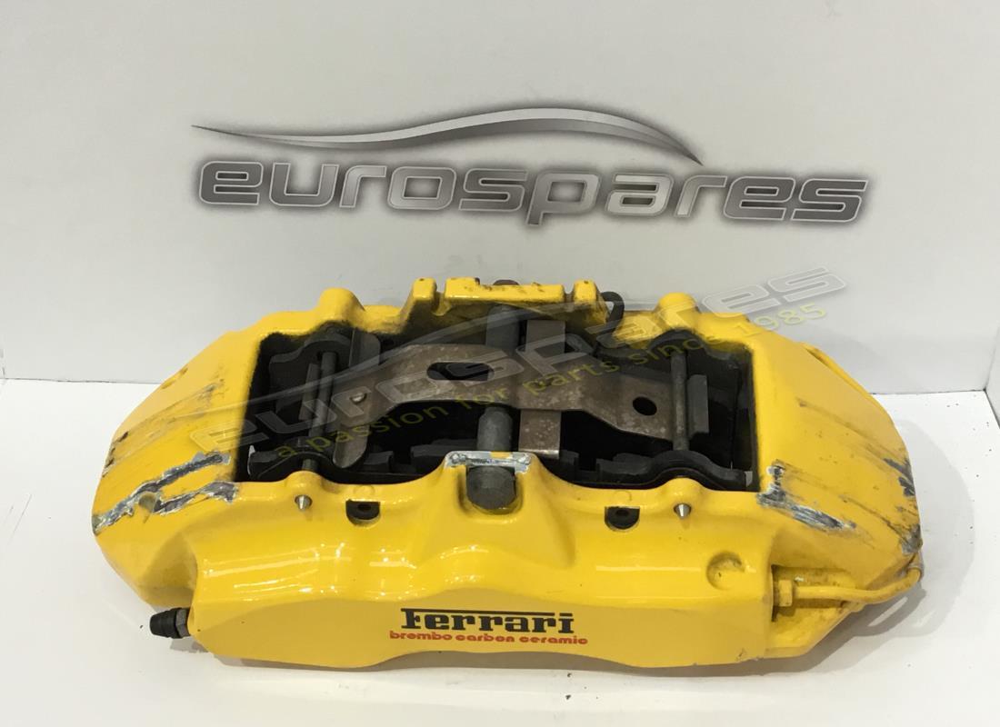 used ferrari lh front caliper unit with pads. part number 234489 (1)