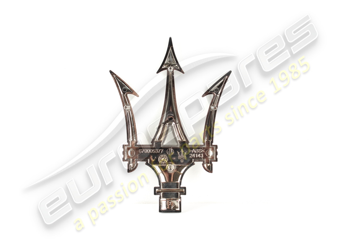 NEW MASERATI TRIDENT EMBLEM. PART NUMBER 670137338 (2) new maserati trident emblem. part number 670137338 (2)