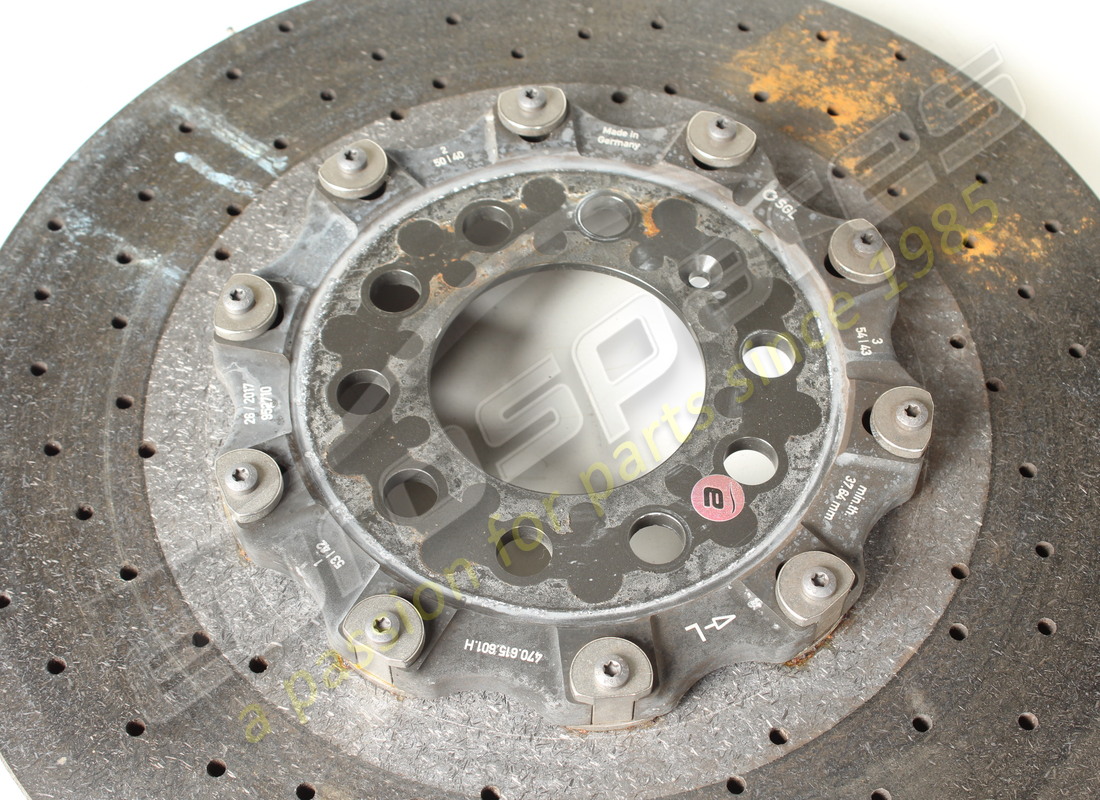 USED LAMBORGHINI BRAKE DISC. PART NUMBER 470615601H (4) used lamborghini brake disc. part number 470615601h (4)