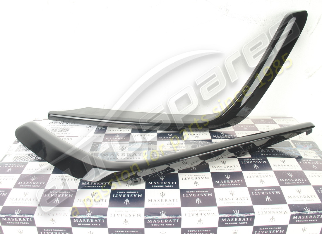 NEW MASERATI BUMPER MOULDINGS. PART NUMBER 673008253 (1) new maserati bumper mouldings. part number 673008253 (1)