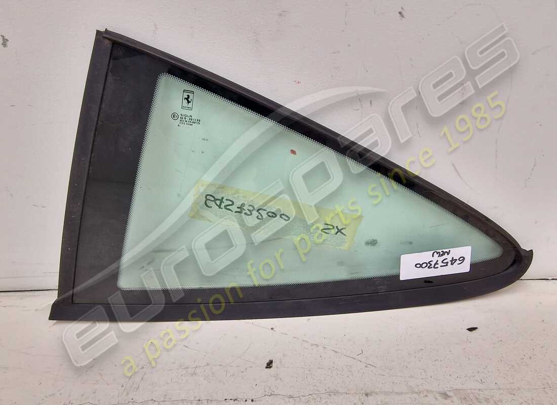 NEW FERRARI LH REAR SIDE GLASS. PART NUMBER 64573200 (1) new ferrari lh rear side glass. part number 64573200 (1)