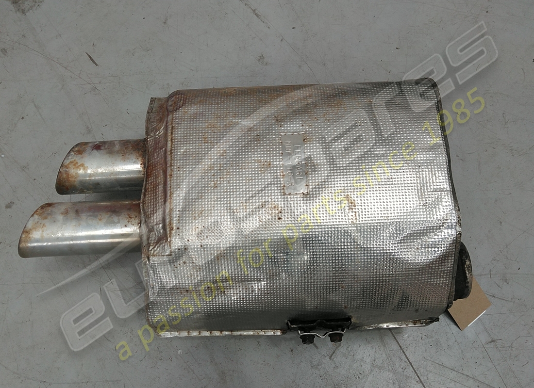 USED FERRARI RH REAR SILENCER TAILPIPE. PART NUMBER 156347 (2) used ferrari rh rear silencer tailpipe. part number 156347 (2)