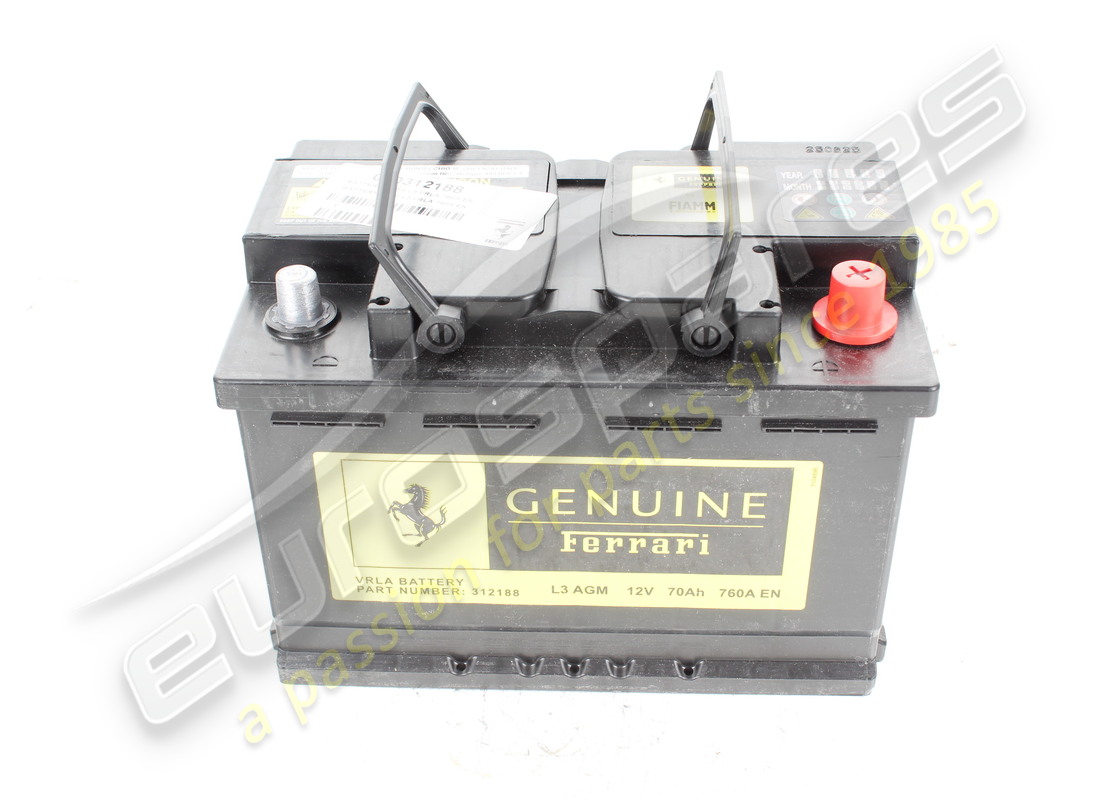 NEW FERRARI BATTERY 70AH L3 VRLA 760A EN. PART NUMBER 312188 (1) new ferrari battery 70ah l3 vrla 760a en. part number 312188 (1)