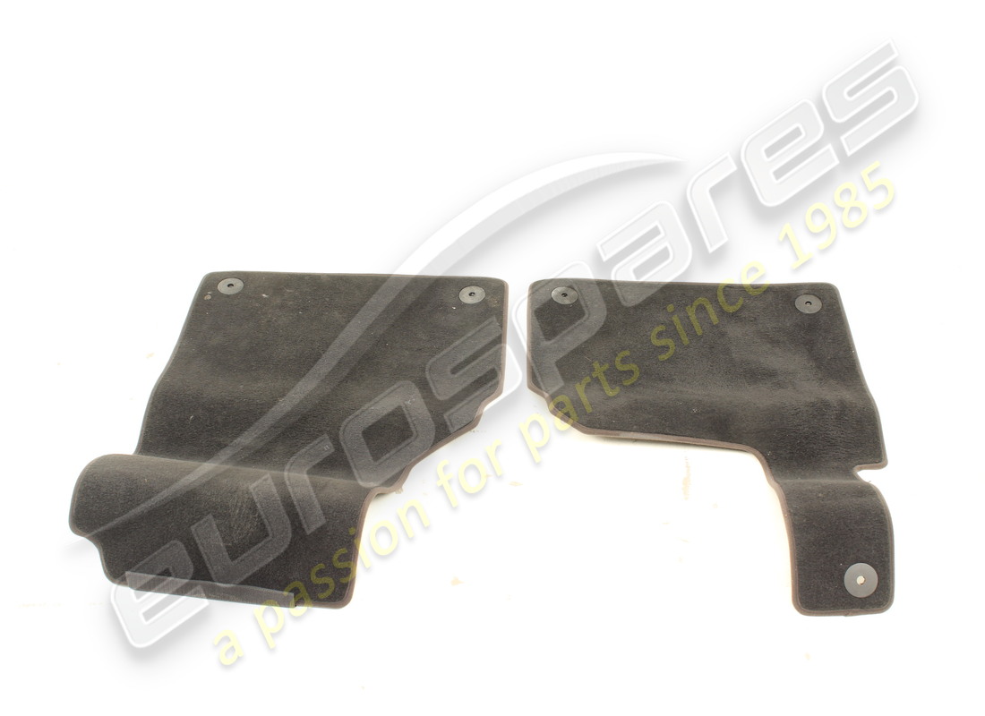 used lamborghini insert mat, front black. part number 472863691a (2)