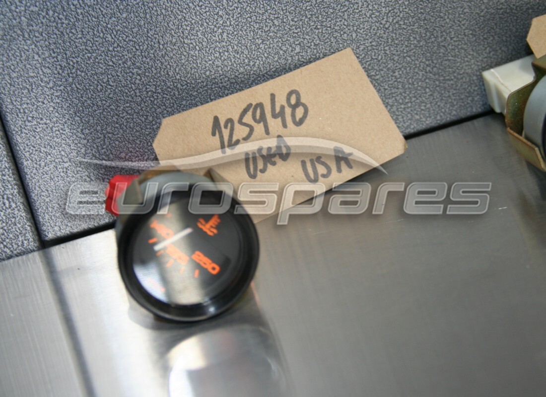 USED Ferrari WATER TEMPERATURE GAUGE RHD . PART NUMBER 125948 (1)