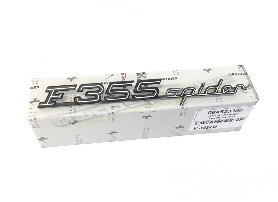 NEW FERRARI F355 SPIDER MARK. PART NUMBER 64523300 (1) new ferrari f355 spider mark. part number 64523300 (1)