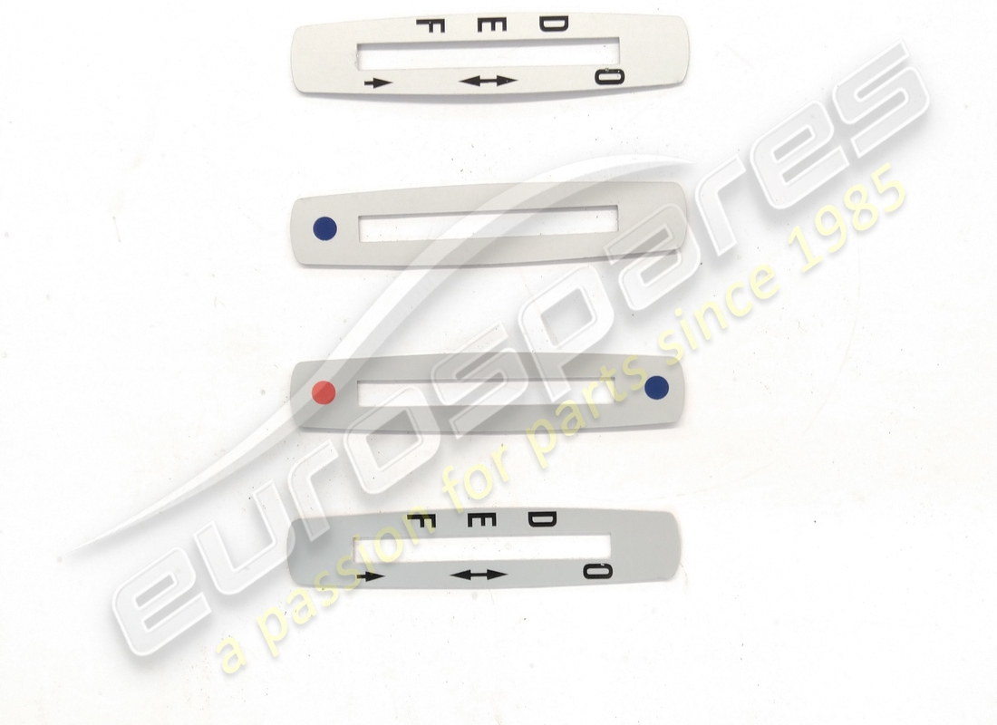 new ferrari lever plate label set. part number 20166302a (2)