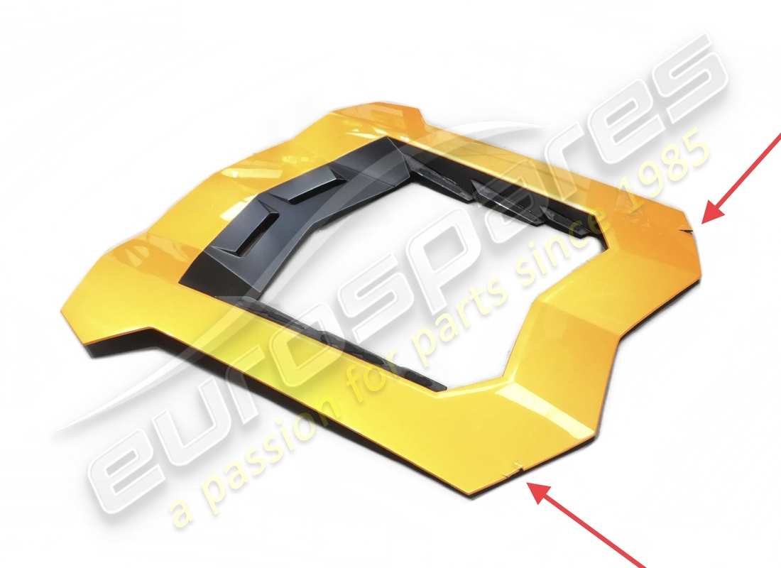 DAMAGED LAMBORGHINI TRUNK LID. PART NUMBER 476827025 (1) damaged lamborghini trunk lid. part number 476827025 (1)